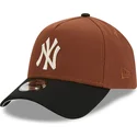 kepure-islenkta-ruda-snapback-9forty-a-frame-harvest-new-york-yankees-mlb-new-era