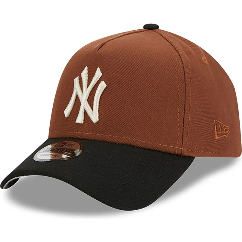kepure-islenkta-ruda-snapback-9forty-a-frame-harvest-new-york-yankees-mlb-new-era