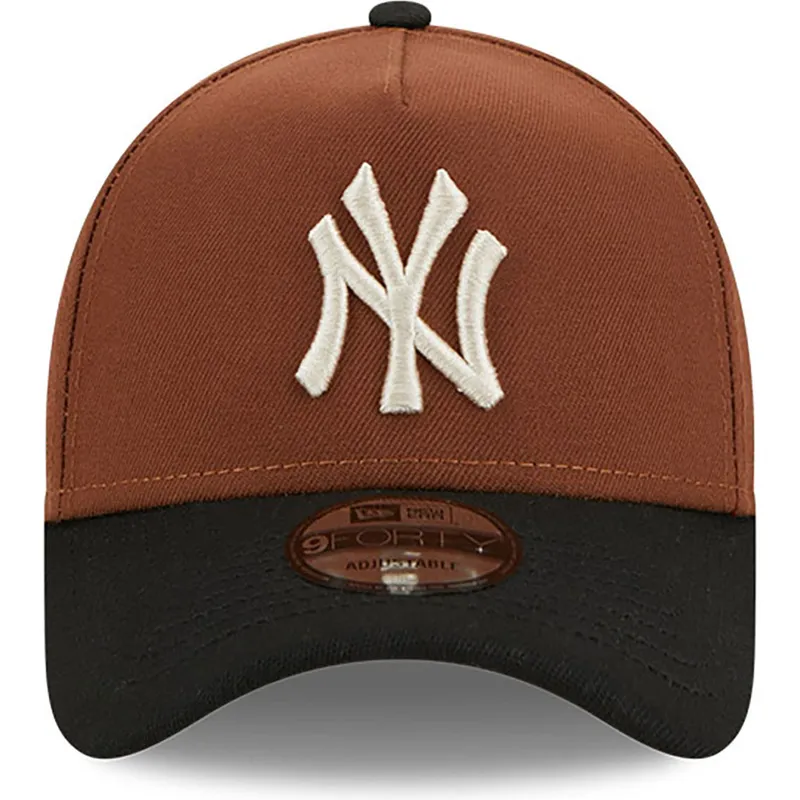 kepure-islenkta-ruda-snapback-9forty-a-frame-harvest-new-york-yankees-mlb-new-era