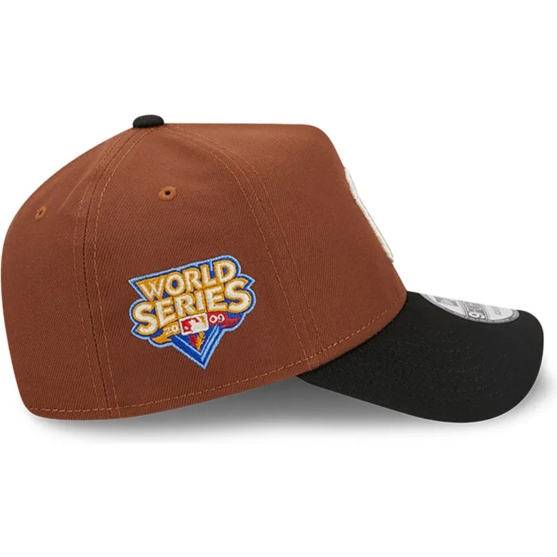 kepure-islenkta-ruda-snapback-9forty-a-frame-harvest-new-york-yankees-mlb-new-era