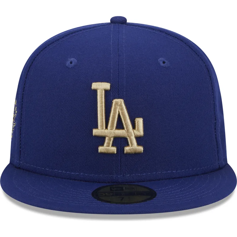 kepure-plokscia-melyna-priglundanti-59fifty-laurel-sidepatch-los-angeles-dodgers-mlb-new-era
