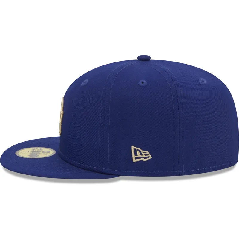 kepure-plokscia-melyna-priglundanti-59fifty-laurel-sidepatch-los-angeles-dodgers-mlb-new-era