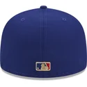 kepure-plokscia-melyna-priglundanti-59fifty-laurel-sidepatch-los-angeles-dodgers-mlb-new-era