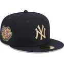 kepure-plokscia-tamsiai-melyna-priglundanti-59fifty-laurel-sidepatch-new-york-yankees-mlb-new-era