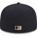 kepure-plokscia-tamsiai-melyna-priglundanti-59fifty-laurel-sidepatch-new-york-yankees-mlb-new-era