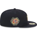 kepure-plokscia-tamsiai-melyna-priglundanti-59fifty-laurel-sidepatch-new-york-yankees-mlb-new-era