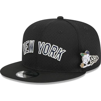 Cap plokščia black snapback 9FIFTY Post-Up Pin New York Yankees MLB New Era