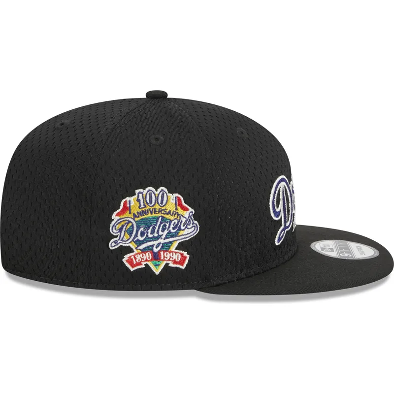 kepure-plokscia-juoda-snapback-9fifty-post-up-pin-los-angeles-dodgers-mlb-new-era