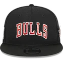 kepure-plokscia-juoda-snapback-9fifty-post-up-pin-chicago-bulls-nba-new-era