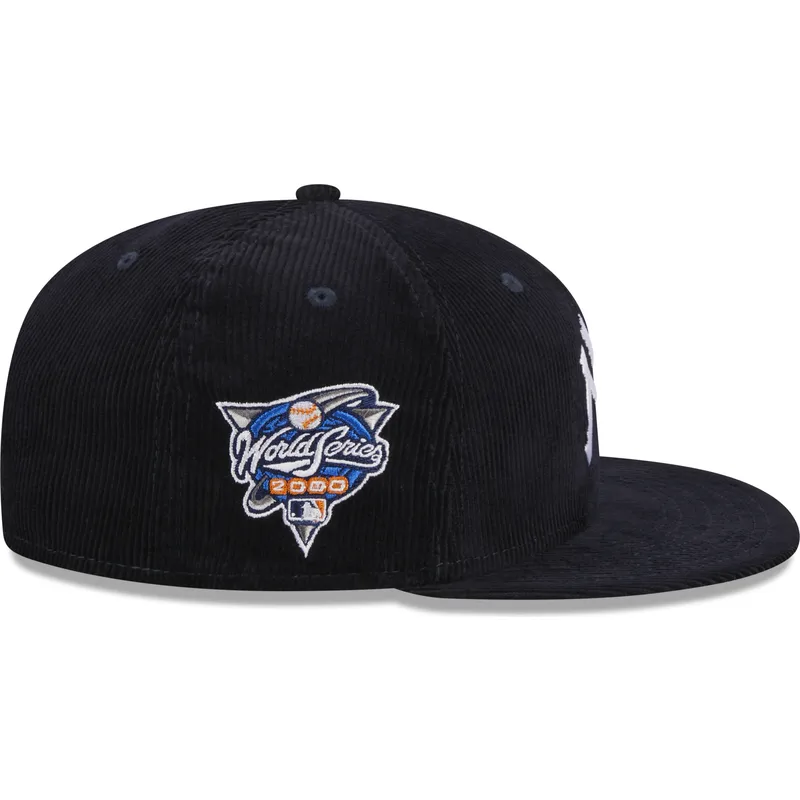 kepure-plokscia-tamsiai-melyna-priglundanti-59fifty-throwback-cord-new-york-yankees-mlb-new-era