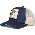 kepure-islenkta-tamsiai-melyna-snapback-the-nuts-squirrel-the-farm-goorin-bros