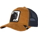 kepure-islenkta-ruda-snapback-panther-panthuroy-corduroy-the-farm-goorin-bros