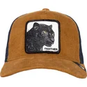 kepure-islenkta-ruda-snapback-panther-panthuroy-corduroy-the-farm-goorin-bros