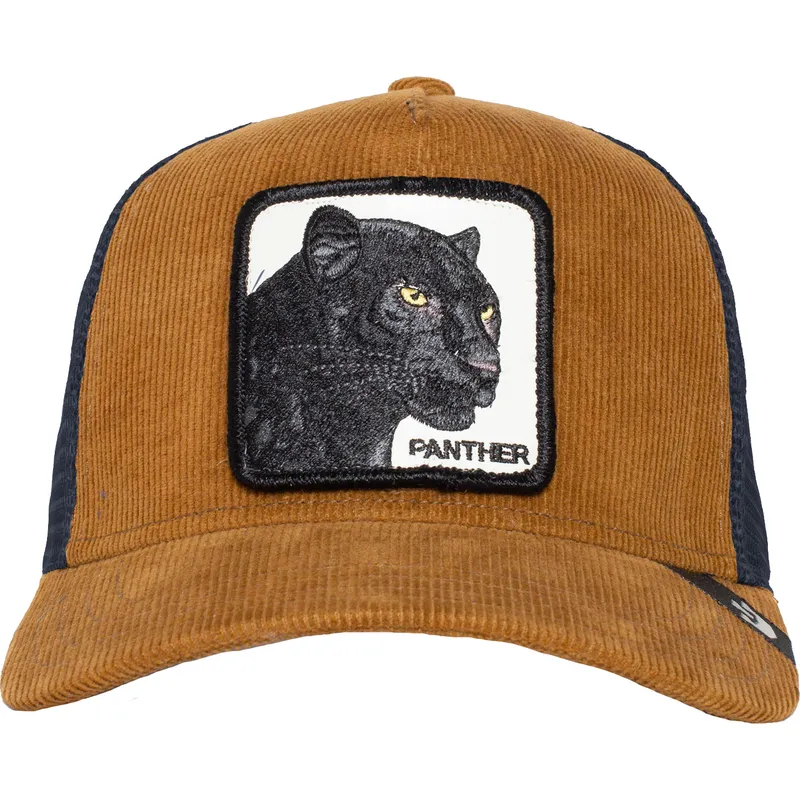 kepure-islenkta-ruda-snapback-panther-panthuroy-corduroy-the-farm-goorin-bros