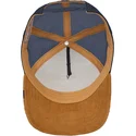 kepure-islenkta-ruda-snapback-panther-panthuroy-corduroy-the-farm-goorin-bros