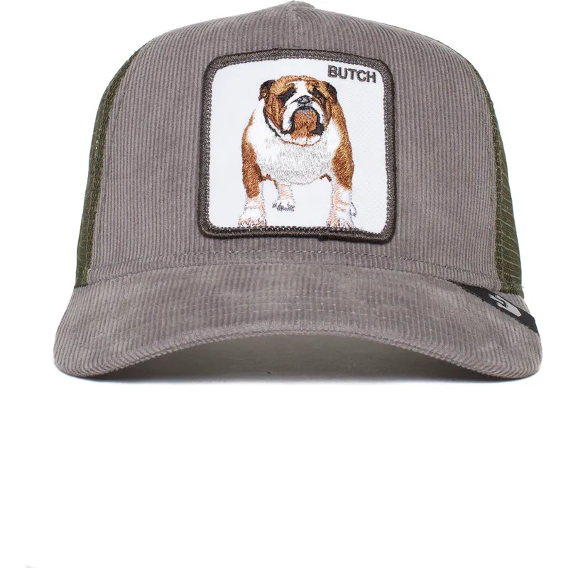 kepure-islenkta-pilka-snapback-butch-wulbul-corduroy-the-farm-goorin-bros