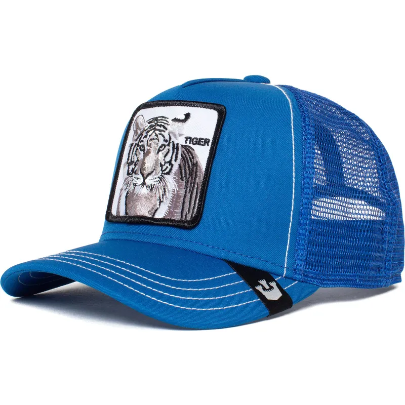 kepure-islenkta-melyna-snapback-vaikams-tiger-stripe-earner-the-farm-goorin-bros
