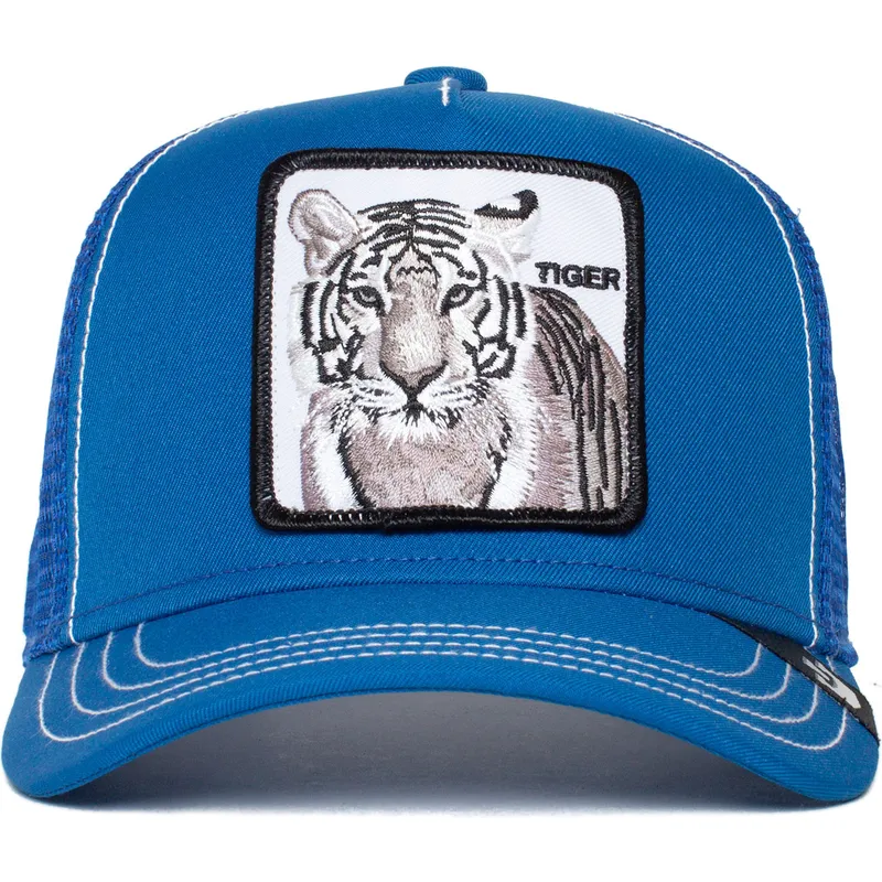kepure-islenkta-melyna-snapback-vaikams-tiger-stripe-earner-the-farm-goorin-bros