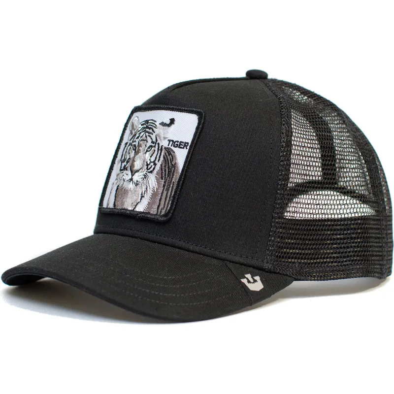 kepure-islenkta-juoda-snapback-vaikams-tiger-earn-your-stripes-the-farm-goorin-bros