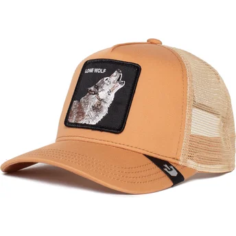 kepure-oranzine-snapback-lone-wolf-truckin-the-farm-goorin-bros