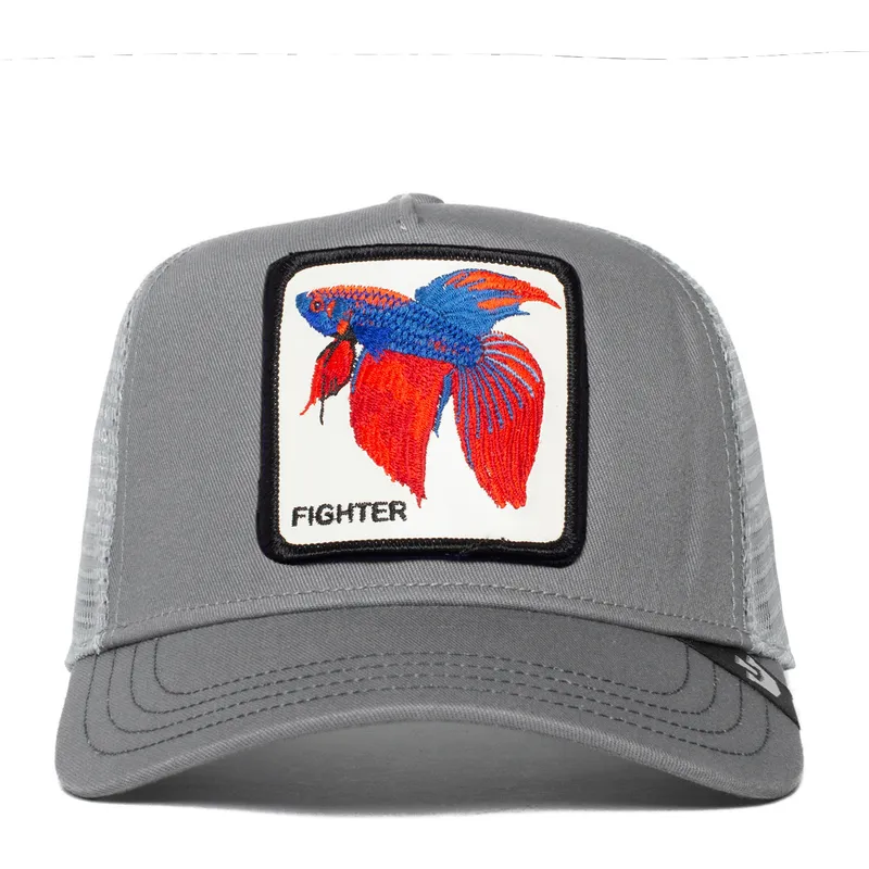 czapka-trucker-szara-ryba-bojowa-z-syjamu-fighter-alpha-betta-truckin-the-farm-od-goorin-bros