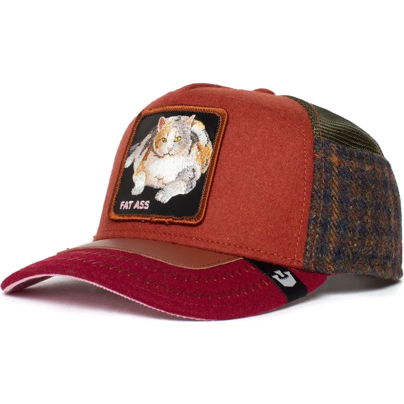 czapka-trucker-multicolor-kot-freshman-fifteen-ass-play-the-farm-goorin-bros