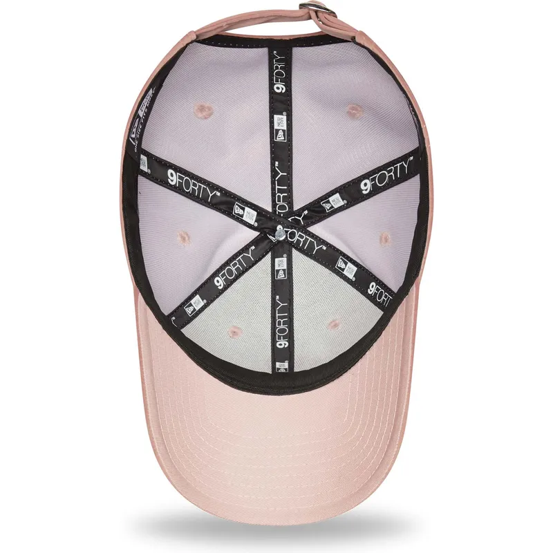 kepure-islenkta-rozine-reguliuojamas-9forty-velour-new-york-yankees-mlb-new-era