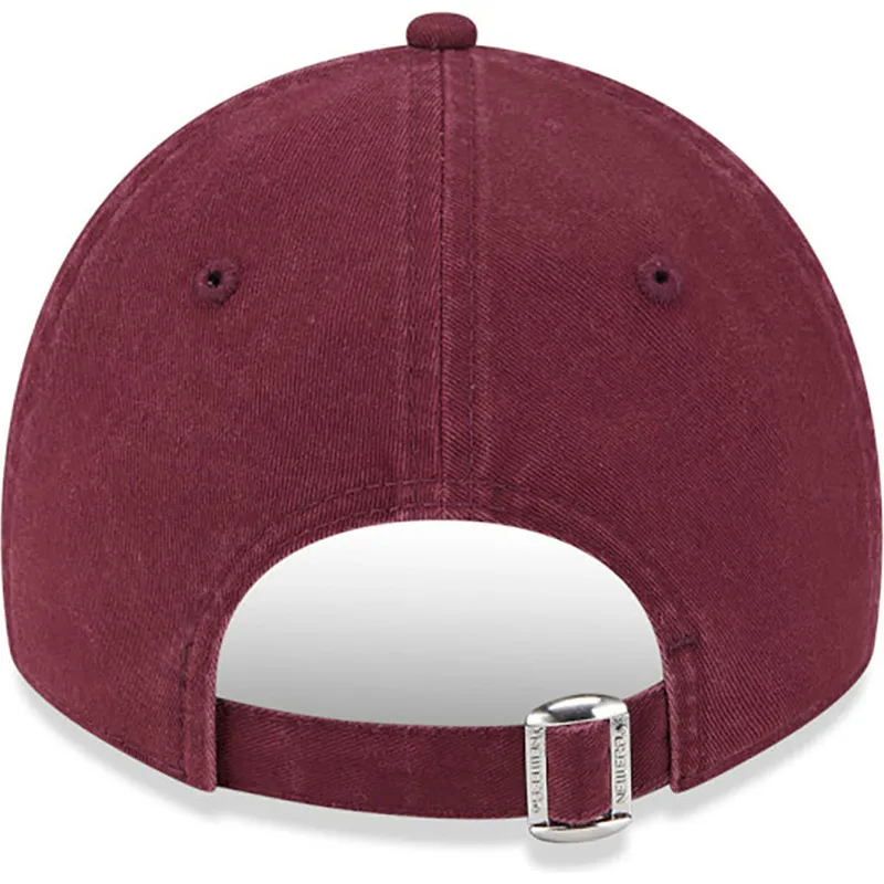 regulowana-bordowa-czapka-z-zakrzywionym-daszkiem-9twenty-league-essential-los-angeles-dodgers-mlb-od-new-era