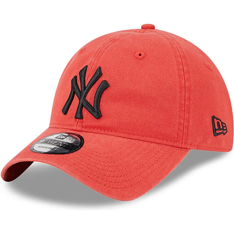 kepure-islenkta-raudona-reguliuojamas-9twenty-league-essential-new-york-yankees-mlb-new-era