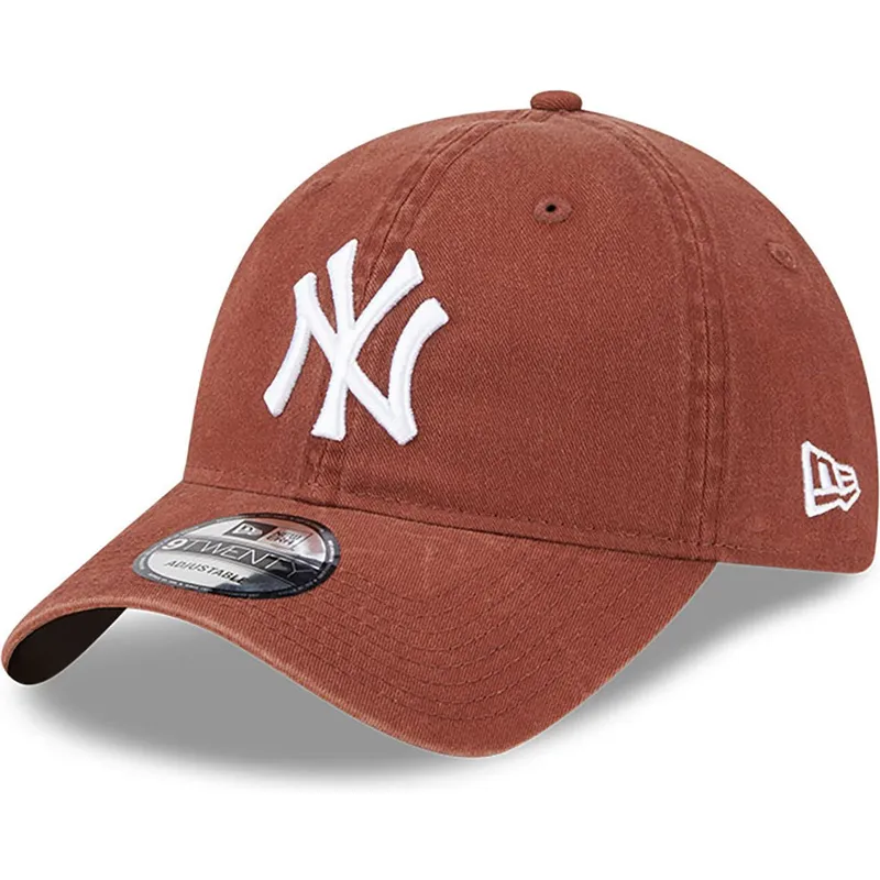 kepure-islenkta-ruda-reguliuojamas-9twenty-league-essential-new-york-yankees-mlb-new-era