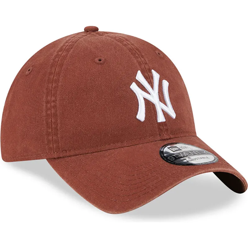 kepure-islenkta-ruda-reguliuojamas-9twenty-league-essential-new-york-yankees-mlb-new-era