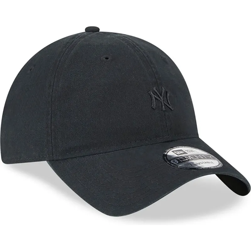 kepure-islenkta-juoda-reguliuojamas-9twenty-mini-new-york-yankees-mlb-new-era