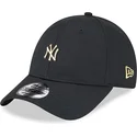 kepure-islenkta-juoda-reguliuojamas-9forty-pin-new-york-yankees-mlb-new-era