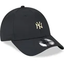 kepure-islenkta-juoda-reguliuojamas-9forty-pin-new-york-yankees-mlb-new-era