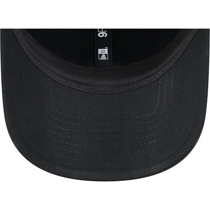 kepure-islenkta-juoda-reguliuojamas-9forty-pin-chicago-bulls-nba-new-era