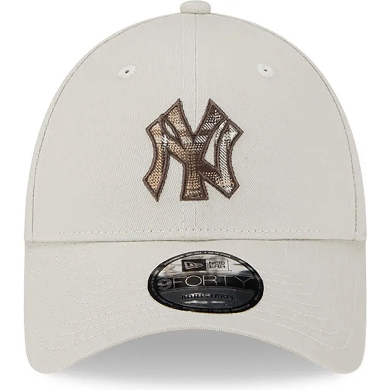 kepure-islenkta-smelio-reguliuojamas-9forty-check-infill-new-york-yankees-mlb-new-era