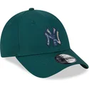 kepure-islenkta-zalia-reguliuojamas-9forty-check-infill-new-york-yankees-mlb-new-era