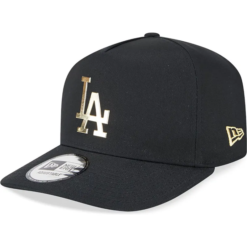kepure-islenkta-juoda-snapback-a-frame-foil-pack-los-angeles-dodgers-mlb-new-era