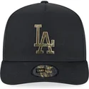 czarna-czapka-z-zakrzywionym-daszkiem-snapback-a-frame-foil-pack-los-angeles-dodgers-mlb-od-new-era
