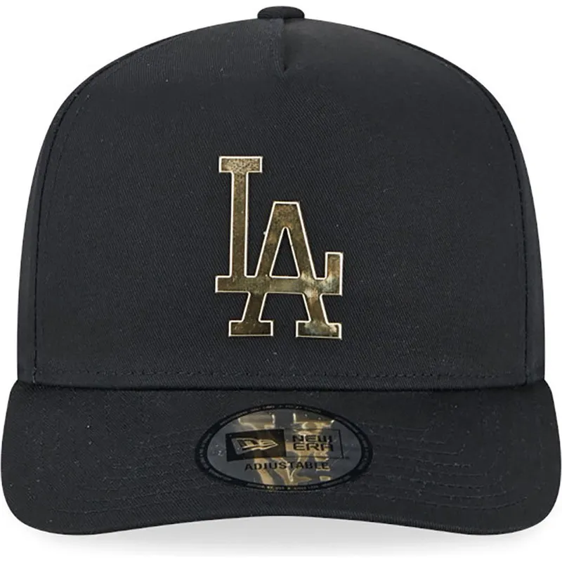kepure-islenkta-juoda-snapback-a-frame-foil-pack-los-angeles-dodgers-mlb-new-era
