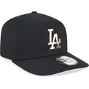 czarna-czapka-z-zakrzywionym-daszkiem-snapback-a-frame-foil-pack-los-angeles-dodgers-mlb-od-new-era