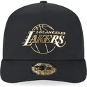 kepure-islenkta-juoda-snapback-a-frame-foil-pack-los-angeles-lakers-nba-new-era
