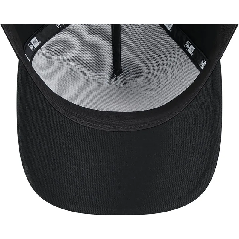 kepure-islenkta-juoda-snapback-a-frame-foil-pack-chicago-bulls-nba-new-era