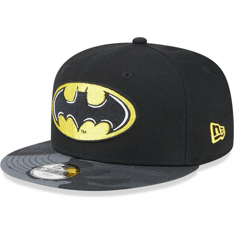 kepure-plokscia-juoda-snapback-vaikams-9fifty-batman-dc-comics-new-era
