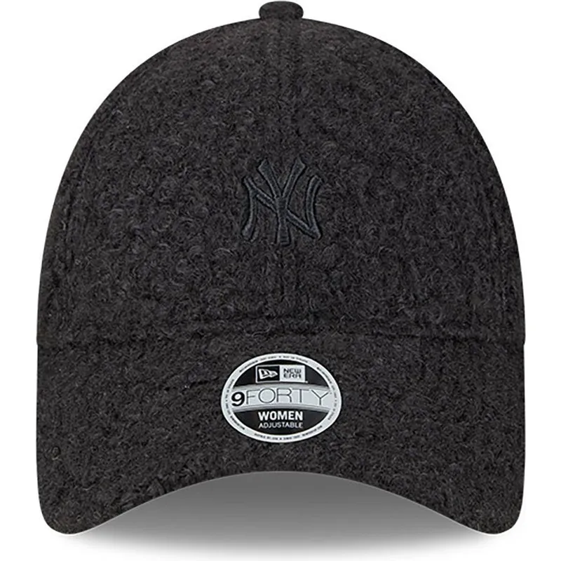 kepure-islenkta-juoda-reguliuojamas-9forty-hypertexture-new-york-yankees-mlb-new-era