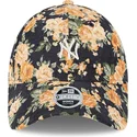 kepure-islenkta-tamsiai-melyna-reguliuojamas-9forty-floral-cord-new-york-yankees-mlb-new-era