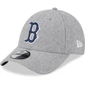 kepure-islenkta-pilka-reguliuojamas-9forty-essential-melton-wool-boston-red-sox-mlb-new-era