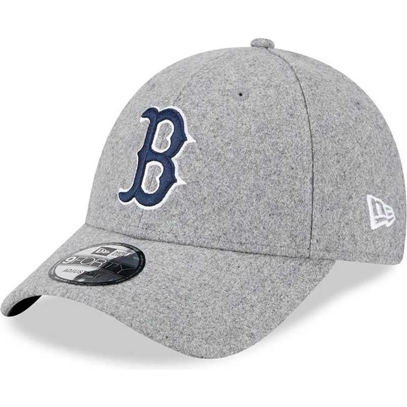 kepure-islenkta-pilka-reguliuojamas-9forty-essential-melton-wool-boston-red-sox-mlb-new-era