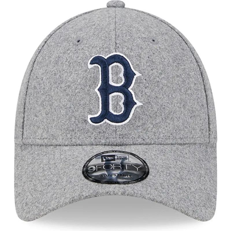 kepure-islenkta-pilka-reguliuojamas-9forty-essential-melton-wool-boston-red-sox-mlb-new-era