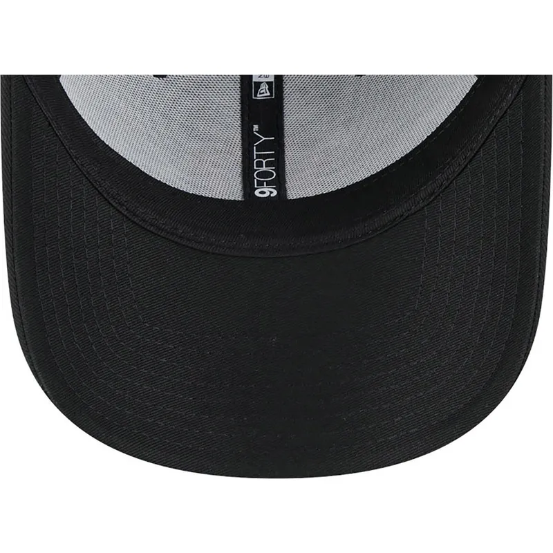 kepure-islenkta-juoda-reguliuojamas-9forty-league-essential-new-york-yankees-mlb-new-era